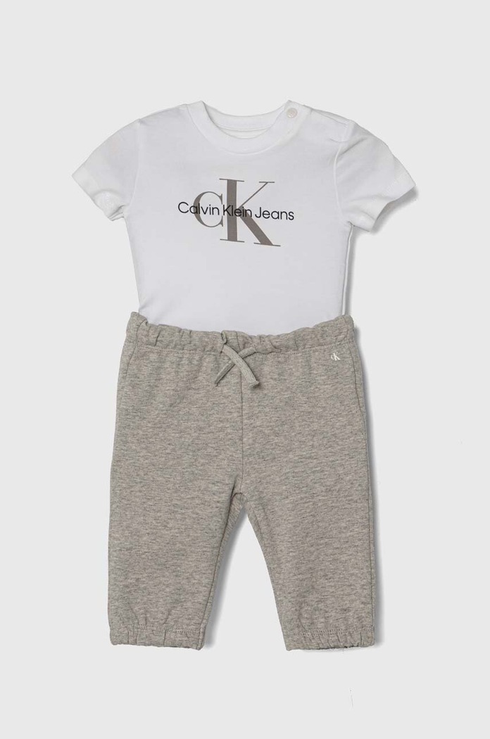 Fiú Calvin Klein Jeans baba tréningruha IN0IN00011.9BYX szürke