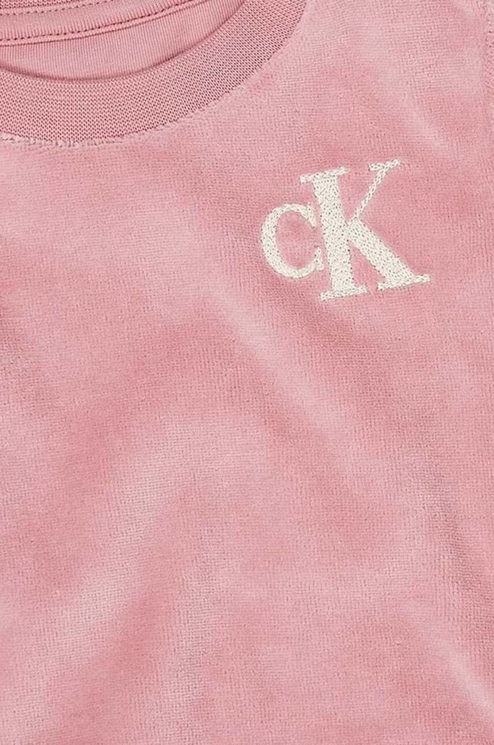 Chłopiec Calvin Klein Jeans dres niemowlęcy IN0IN00100.9BYX różowy