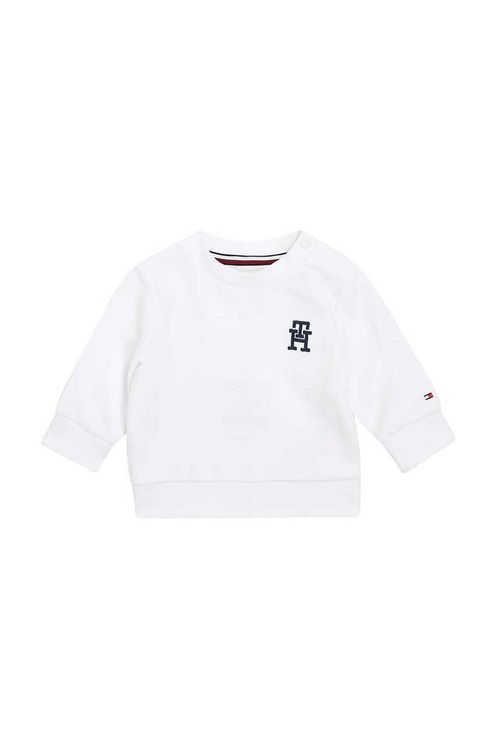 Tommy Hilfiger dres niemowlęcy z elastanem biały KN0KN01688.9BYX