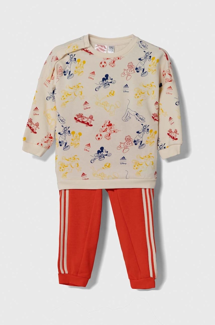 adidas dres dziecięcy dzianina beżowy IB4846