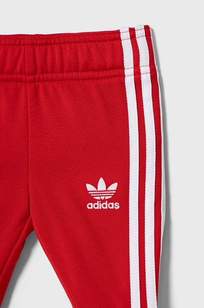 adidas Originals dres niemowlęcy czerwony IB8633