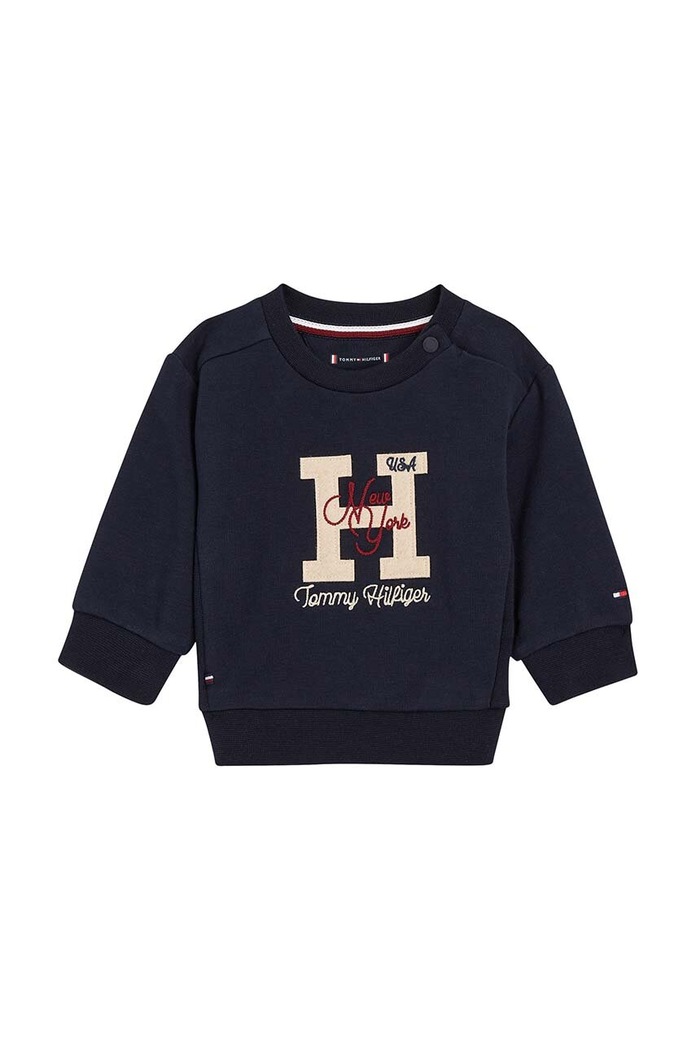 Tepláková súprava pre bábätká Tommy Hilfiger nášivka tmavomodrá KN0KN01697.9BYX