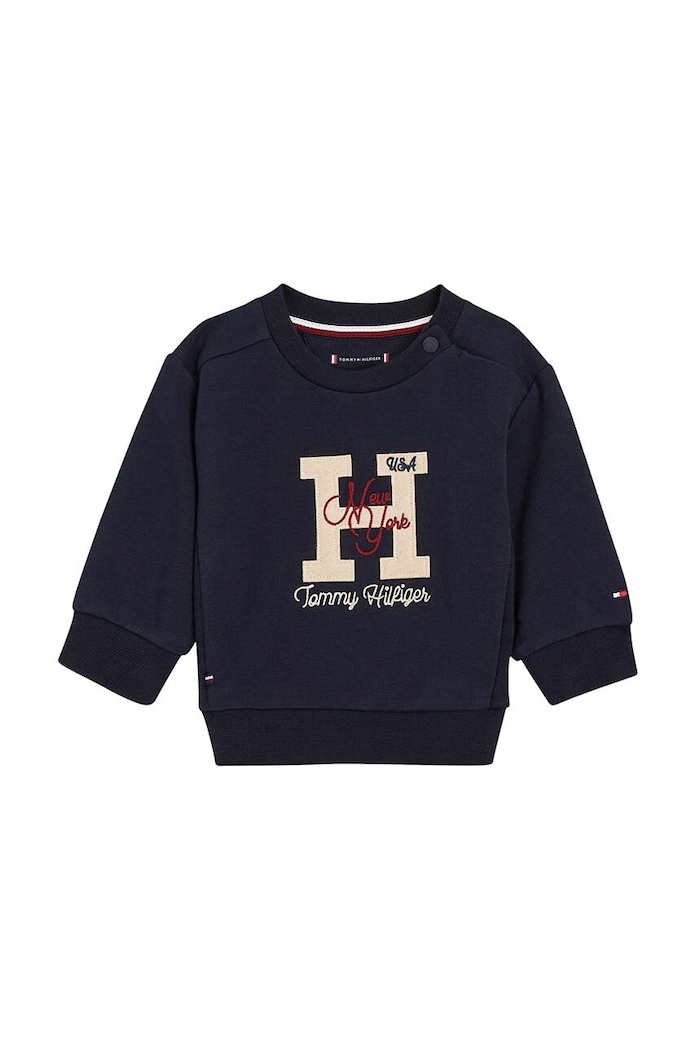 Tepláková súprava pre bábätká Tommy Hilfiger nášivka tmavomodrá KN0KN01697.9BYX