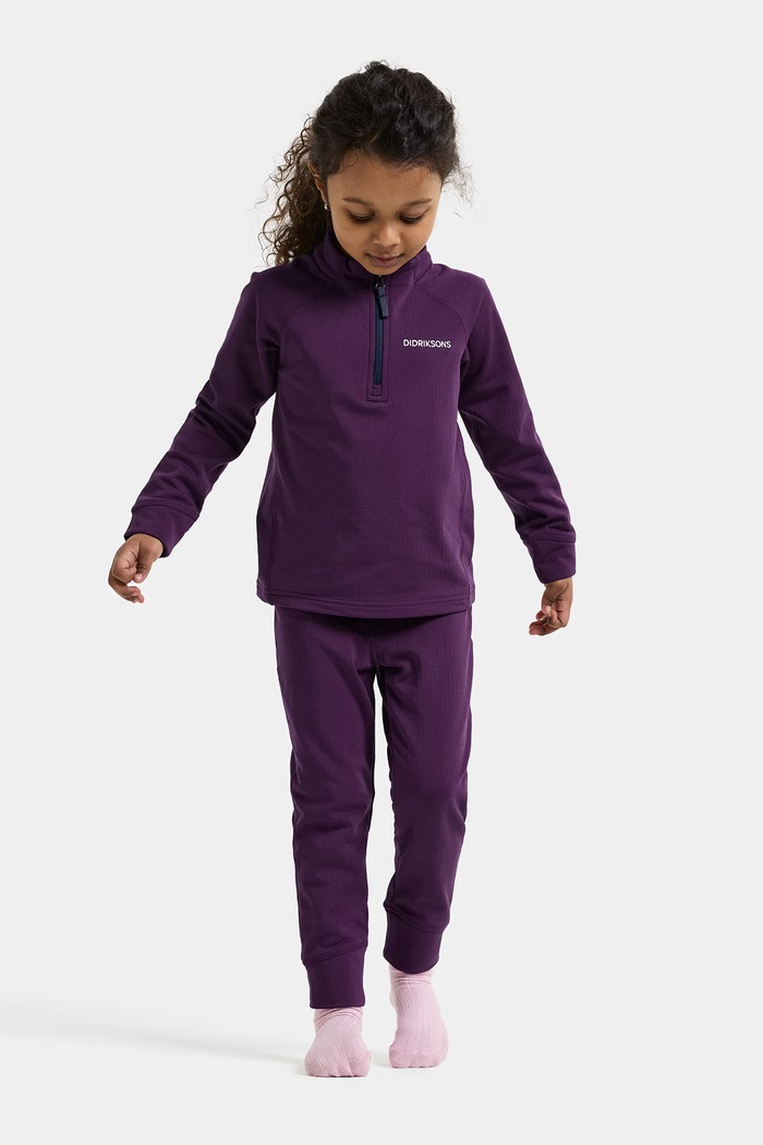Didriksons Komplet dresowy dziecięcy JADIS KIDS SET fioletowy 505006