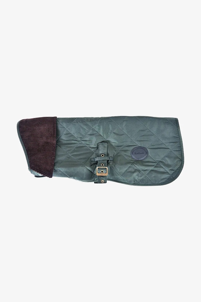 Barbour Płaszcz dla psa Quilted Dog Coat zielony DCO0004