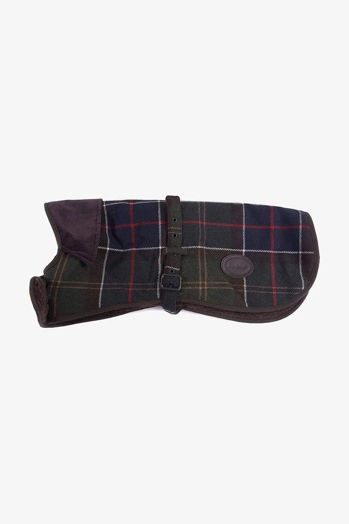 Barbour Płaszcz dla psa z dodatkiem wełny zielony DCO0010