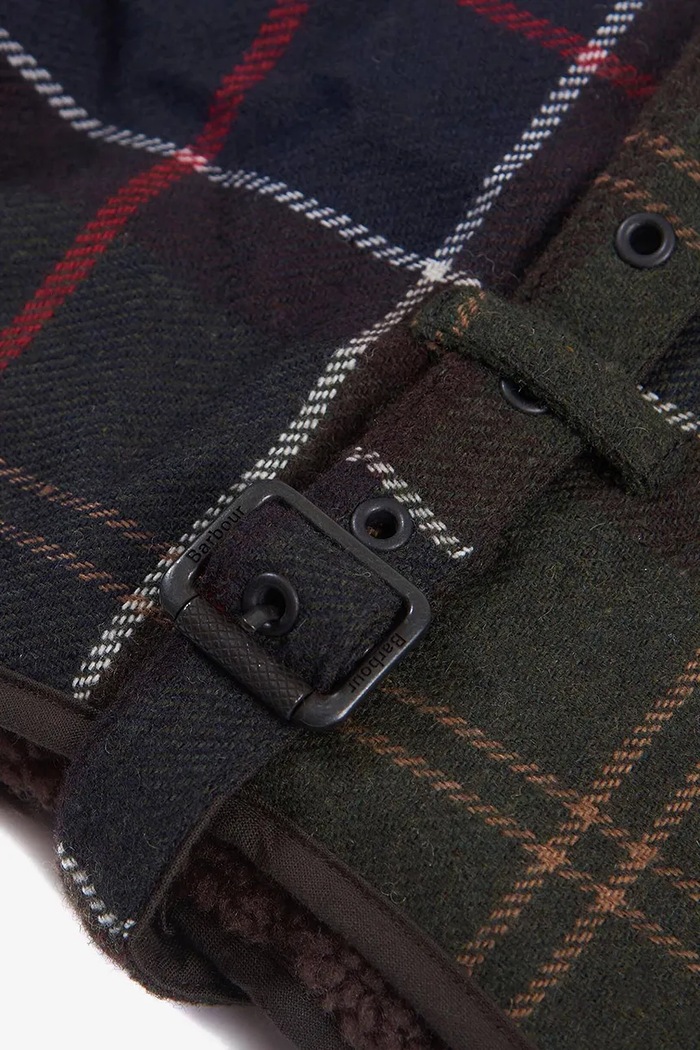 Barbour Płaszcz dla psa z dodatkiem wełny DCO0010 zielony AA00