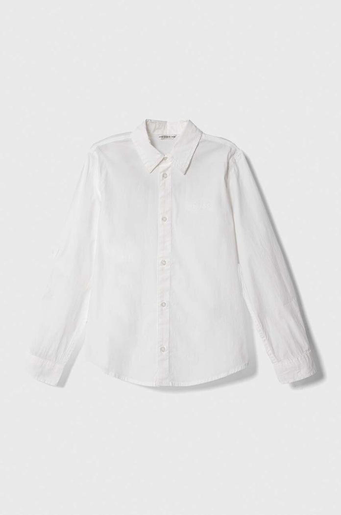 Детска риза Guess еластичен бял L3YH04.WE5W0.9BYX