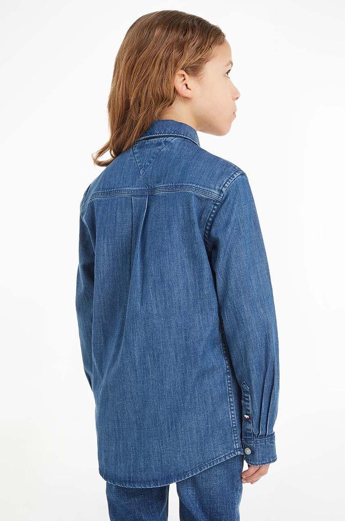 Dětská riflová košile Tommy Hilfiger KB0KB08519.128.176.9BYX