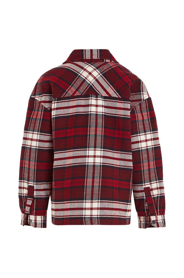 Chlapec Tommy Hilfiger Detská bunda Tommy Hilfiger KB0KB08615.128.176.9BYX červená