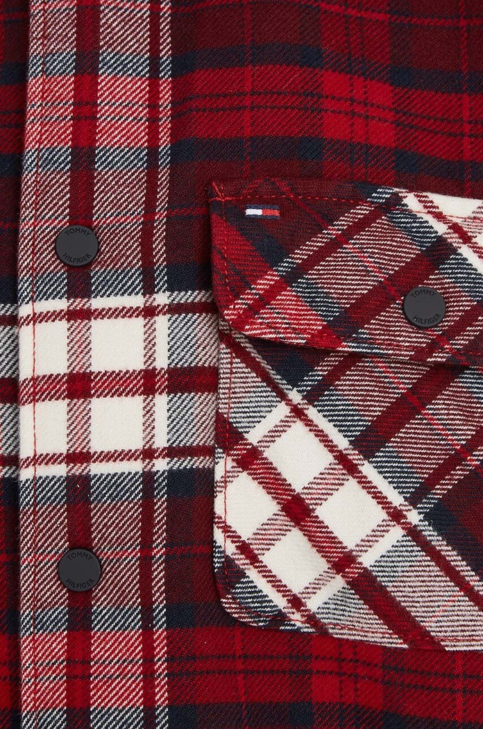 Detská bunda Tommy Hilfiger Tommy Hilfiger KB0KB08615.128.176.9BYX červená