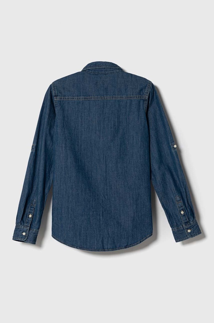 Pepe Jeans koszula jeansowa dziecięca PB302311HS8 niebieski AW23