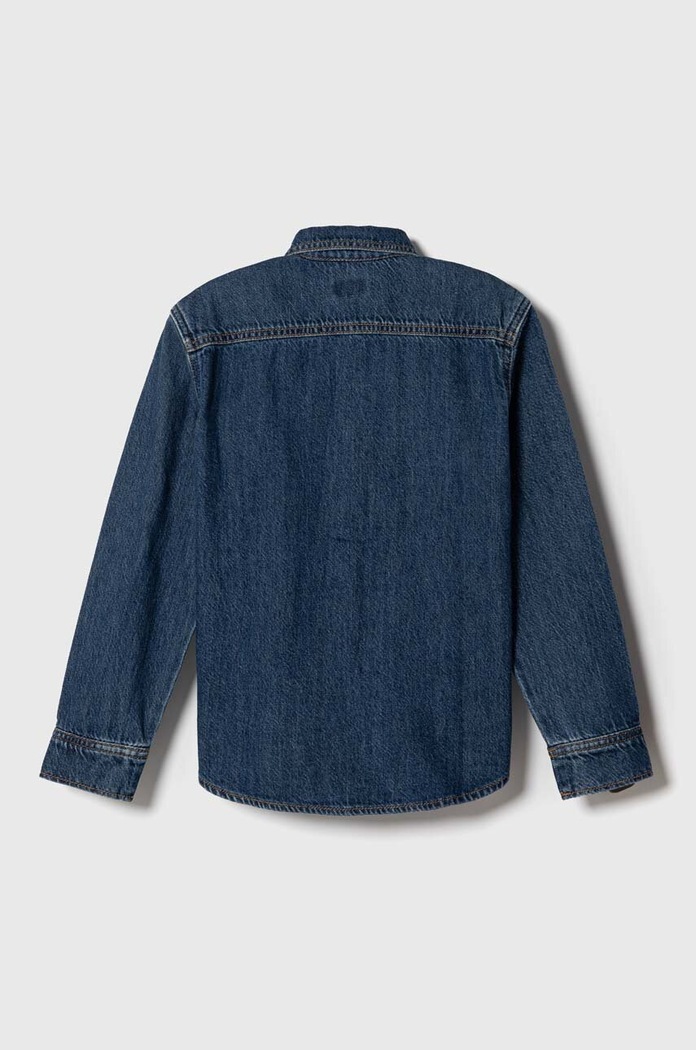 Pepe Jeans koszula bawełniana dziecięca PB302438 niebieski AW23