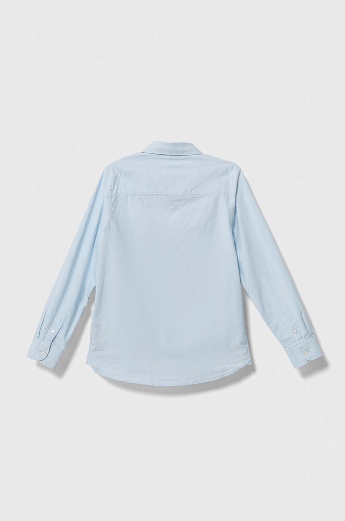 Παιδικό βαμβακερό πουκάμισο Pepe Jeans PB302471 μπλε AW23