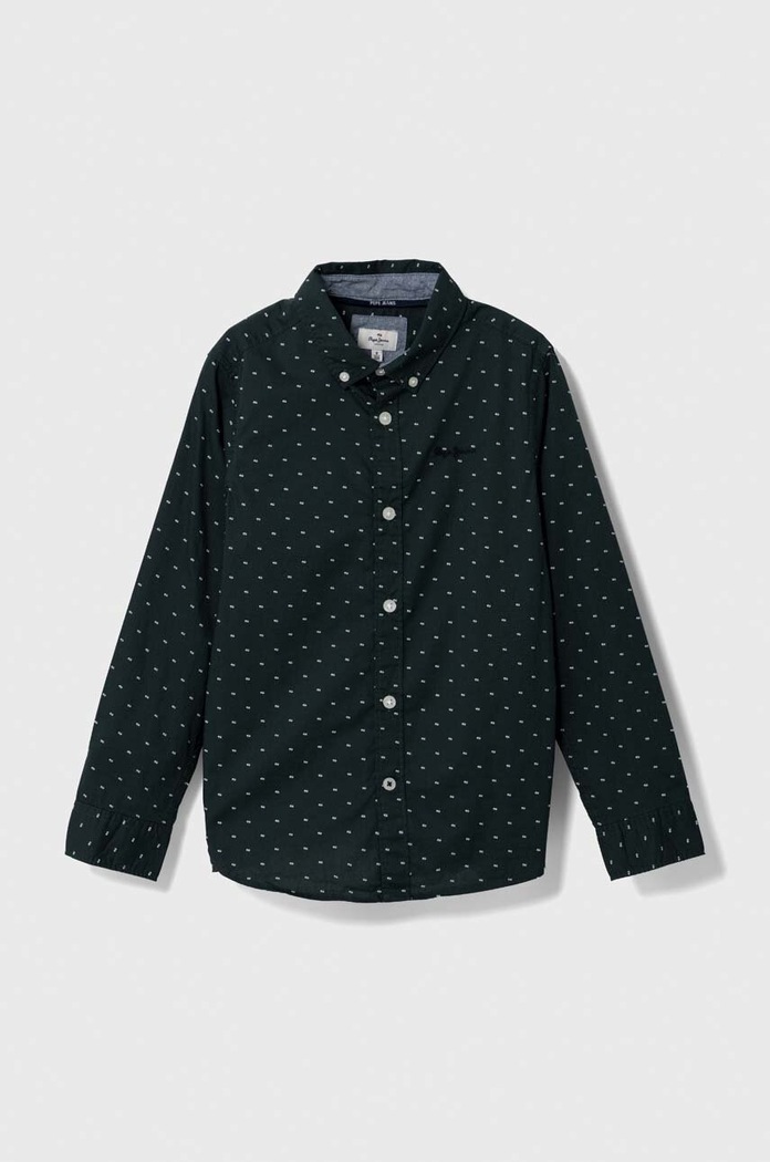 Pepe Jeans koszula bawełniana dziecięca wzorzyste zielony PB302472