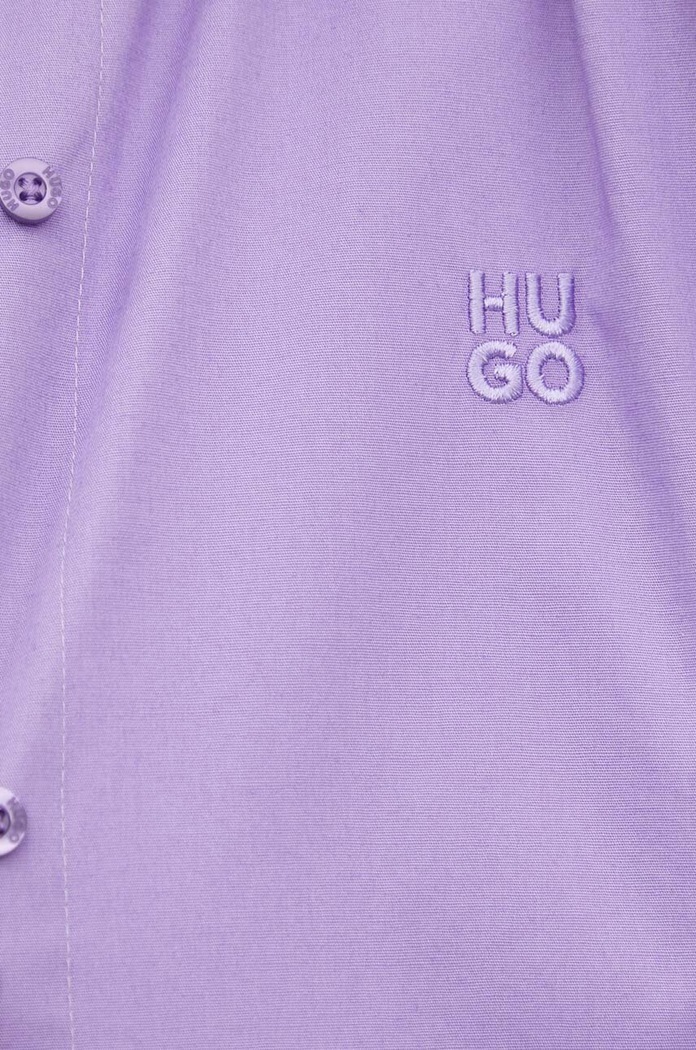 Košeľa HUGO The Essential Shirt HUGO fialová 50496339