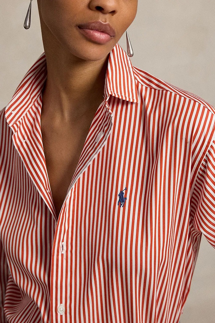 Polo Ralph Lauren košile dámská bavlněná oranžová 211910743