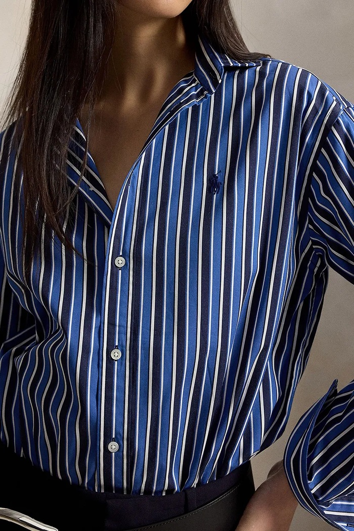 Polo Ralph Lauren košile dámská bavlněná námořnická modř 211910743
