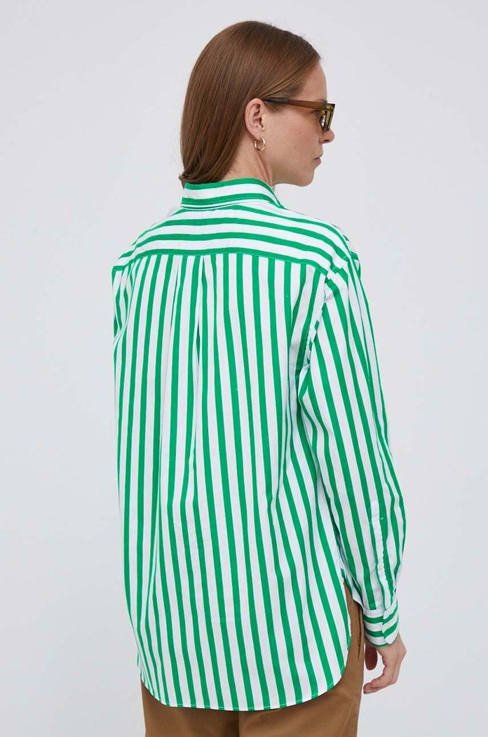 Oblečení Polo Ralph Lauren košile dámská bavlněná 211910743 zelená