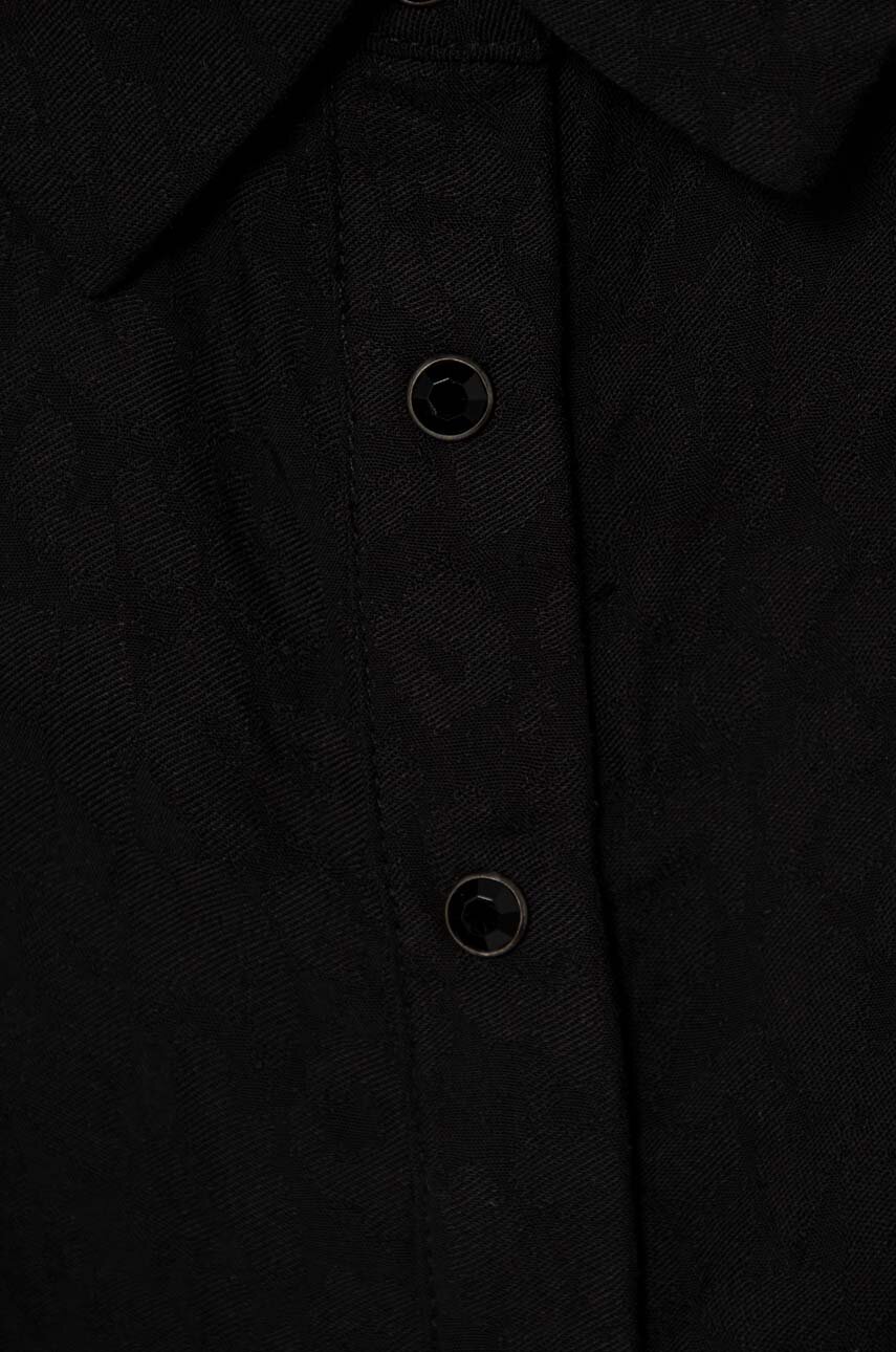 Oblečení Košile Guess W3BH76.WFR72 černá