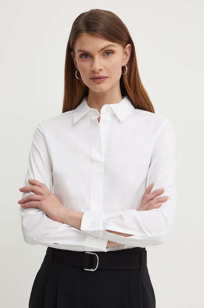 Πουκάμισο BOSS Gelio-C_Sz40 slim μπεζ 50499433