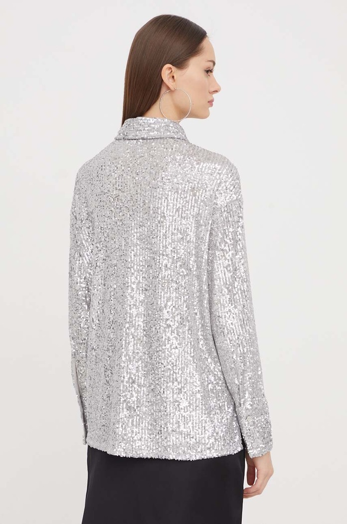 Oblečení Košile Abercrombie & Fitch KI140.3601.905 stříbrná
