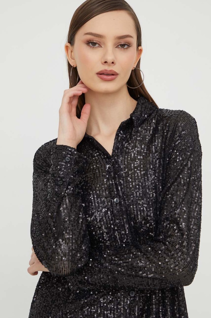 Košulja Abercrombie & Fitch KI140.3701.900 crna