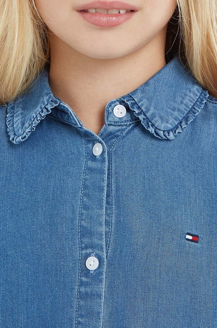 Dječja košulja Tommy Hilfiger KG0KG07484.74.122.9BYX plava