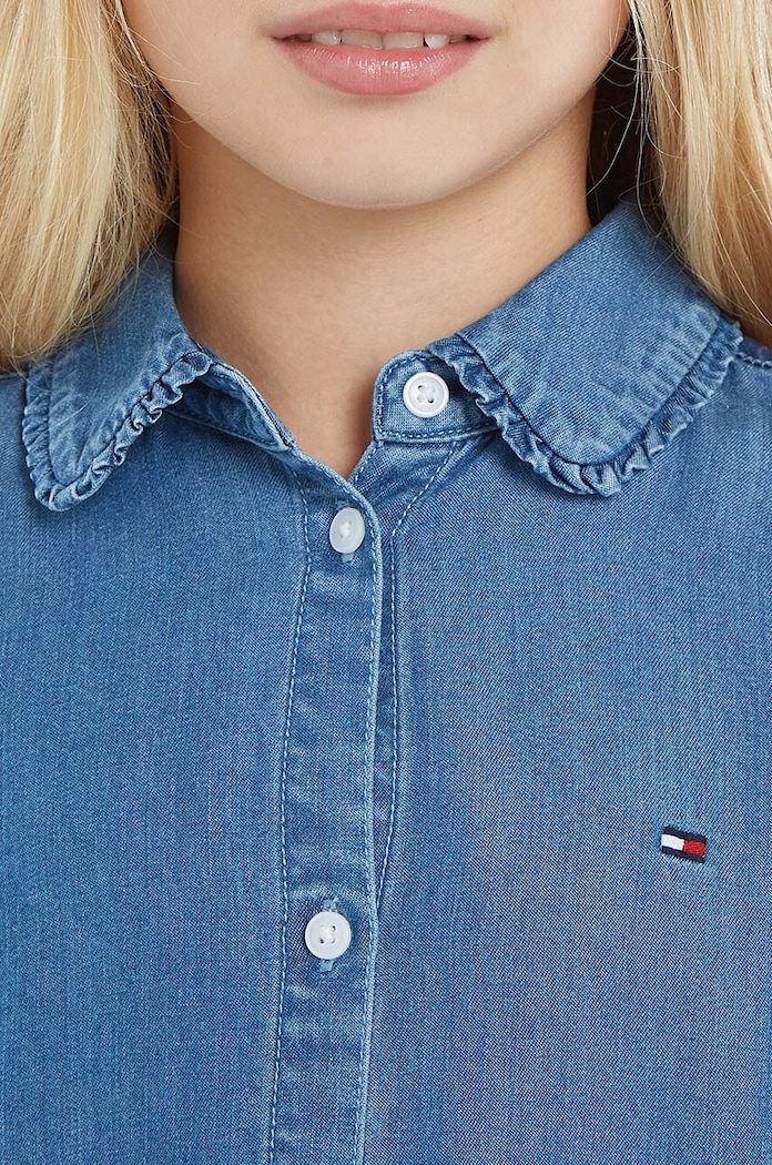 Dječja košulja Tommy Hilfiger KG0KG07484.74.122.9BYX plava