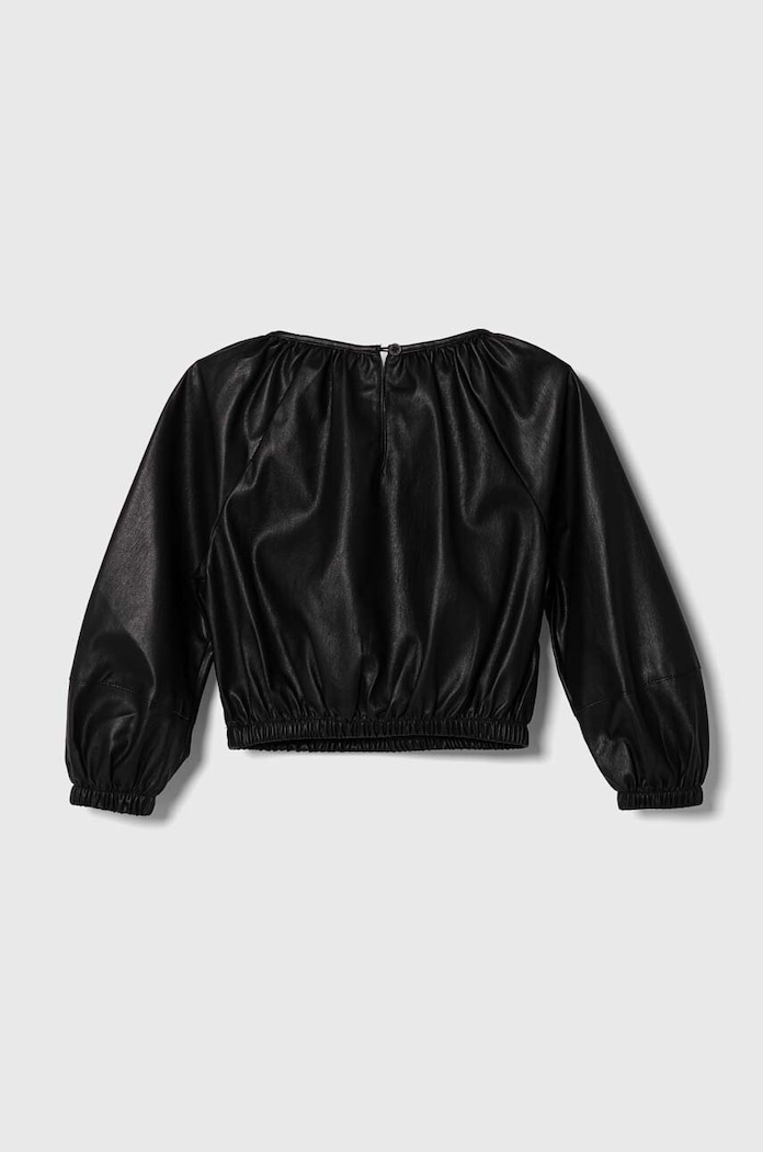 Sisley bluza copii 5VF8YQ00Q.G.SEASONAL negru AW23
