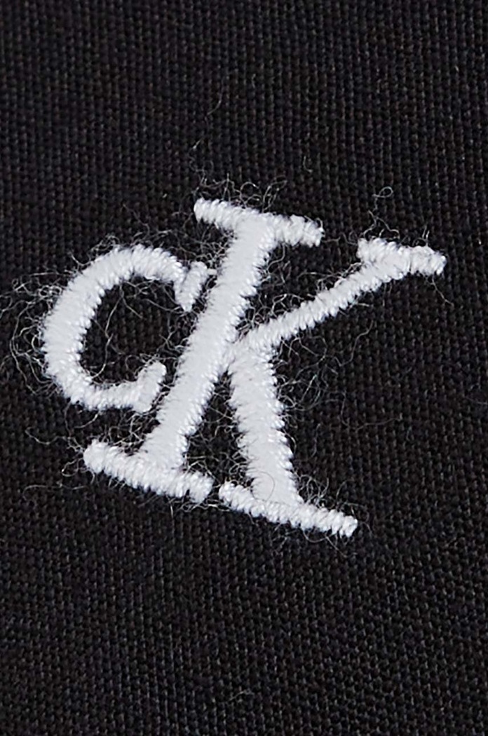 Detská bavlnená košeľa Calvin Klein Jeans čierna IB0IB01826.9BYX