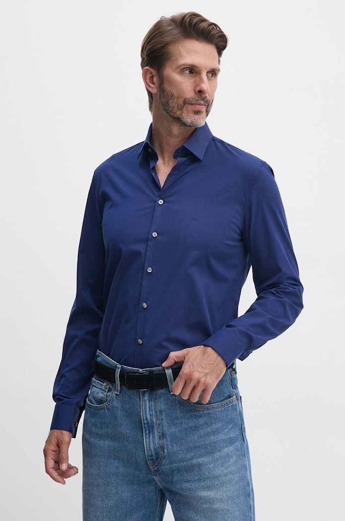 Calvin Klein Koszula granatowy K10K108229