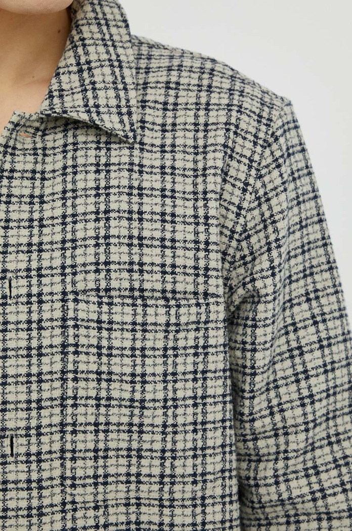 Košile Samsoe Samsoe M23200061 šedá AW23