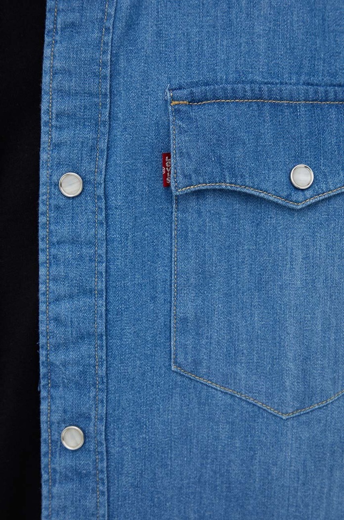 Džínová košile Levi's A5722.0006 modrá SS24