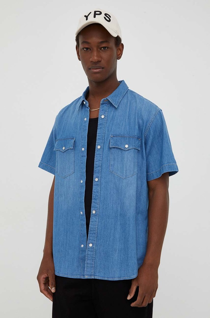 Oblečení Džínová košile Levi's A5722.0006 modrá