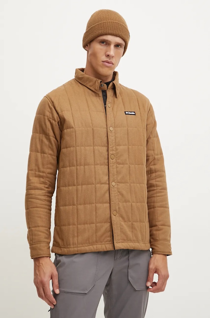 Bunda Columbia Landroamer Quilted prechodné hnedá 2054721