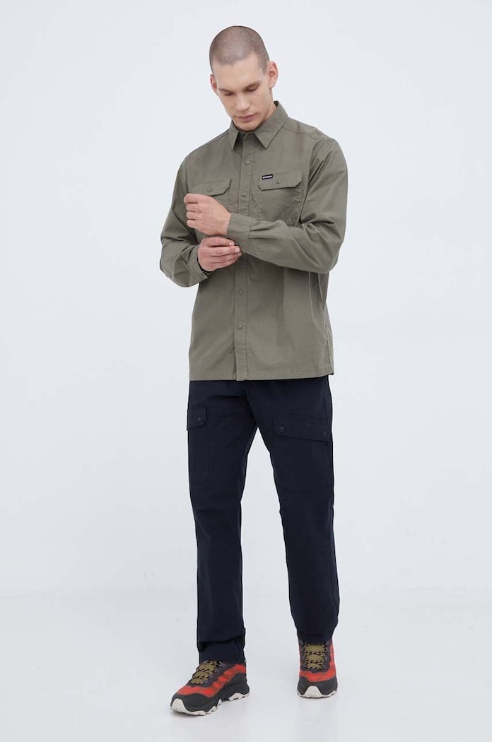 Columbia koszula 2054751 zielony AW23