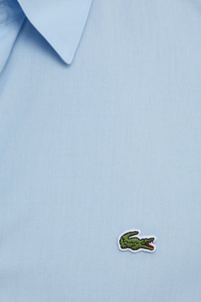 Lacoste koszula bawełniana CH5620 niebieski
