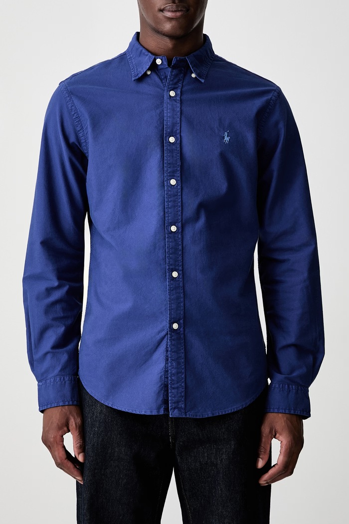 Polo Ralph Lauren сорочка чоловіча бавовняна 710804257 блакитний