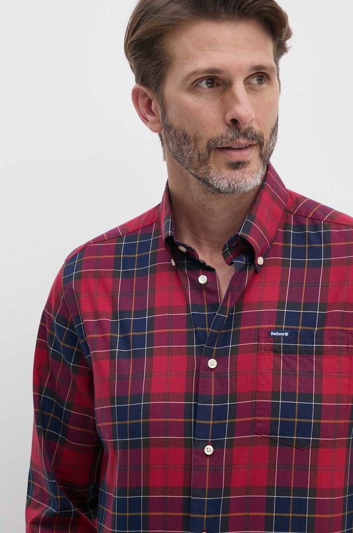 Barbour camasa din bumbac MSH4982 rosu