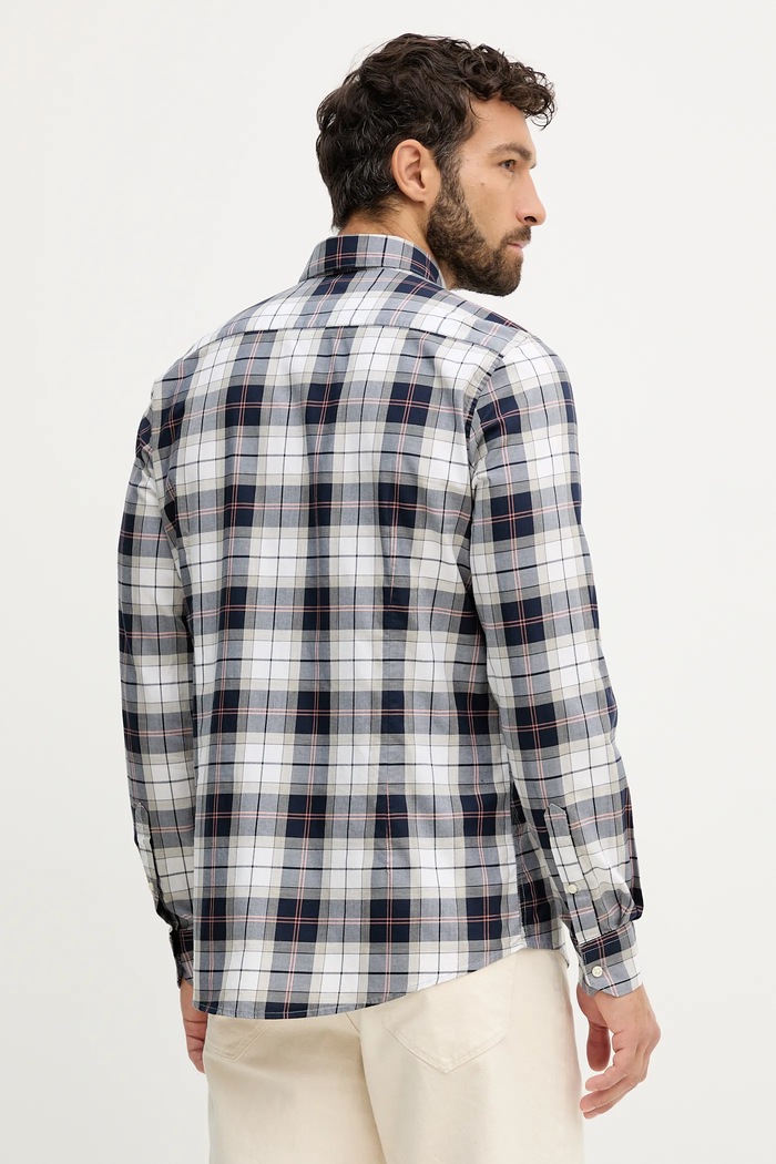 Odzież Barbour koszula bawełniana MSH4982 szary