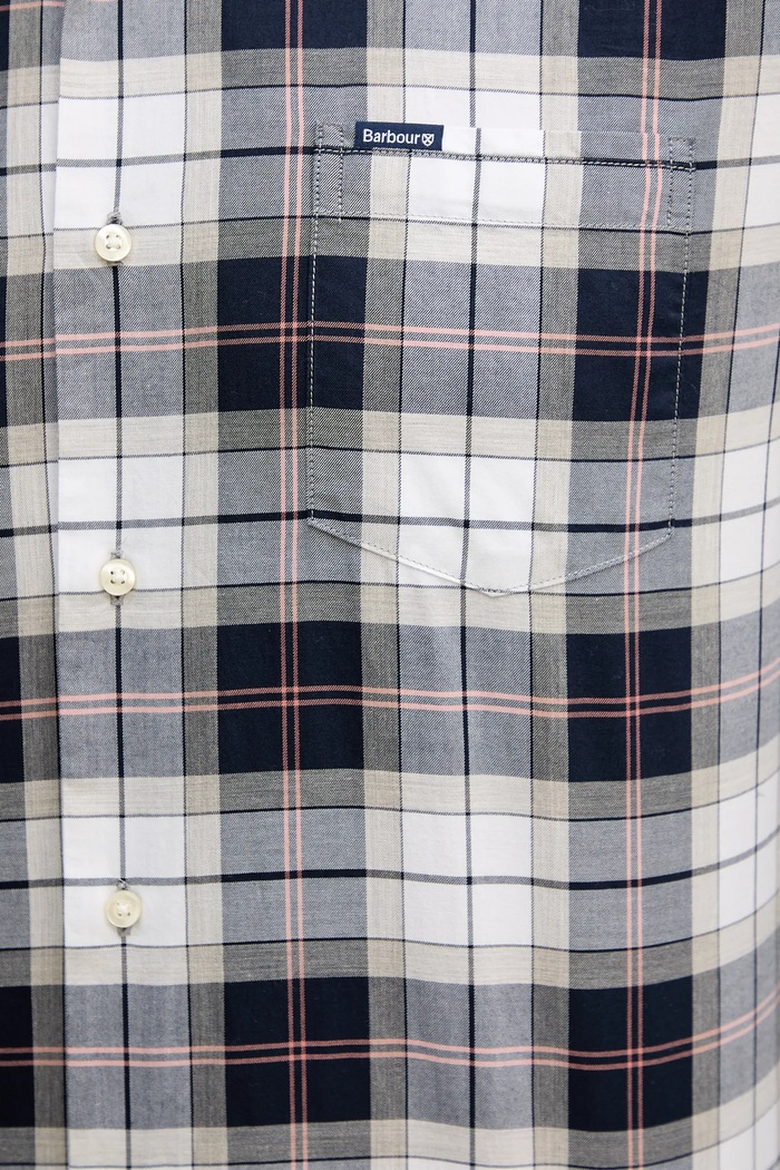 Barbour koszula bawełniana MSH4982 szary