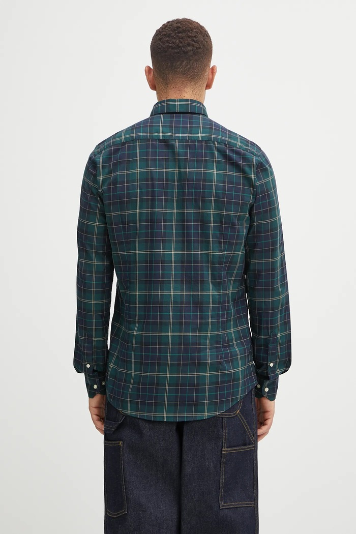 Clothing Barbour cotton shirt MSH4982 green