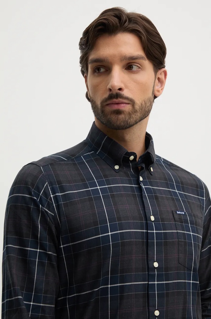 Памучна риза Barbour Barbour многоцветен MSH4982