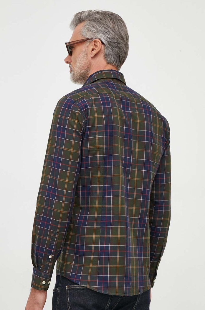 Barbour koszula bawełniana multicolor MSH4982