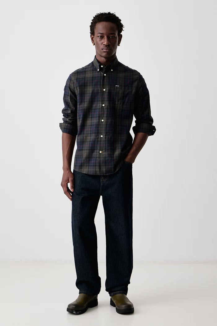Barbour Koszula męska bawełniana WETHERAM MSH4982 multicolor AA00