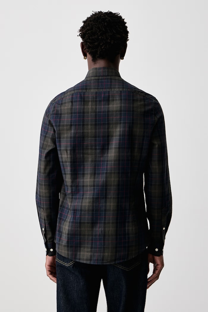 Odzież Barbour Koszula męska bawełniana WETHERAM MSH4982 multicolor