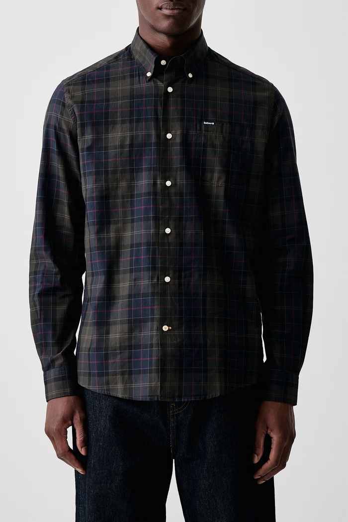 Koszula męska bawełniana WETHERAM Barbour multicolor MSH4982
