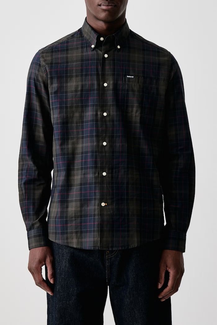 Koszula męska bawełniana WETHERAM Barbour multicolor MSH4982