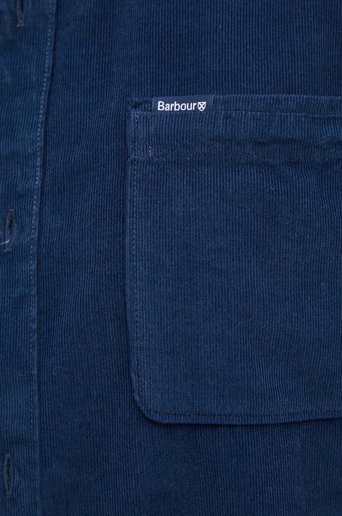 Barbour koszula bawełniana MSH5001 granatowy AA00